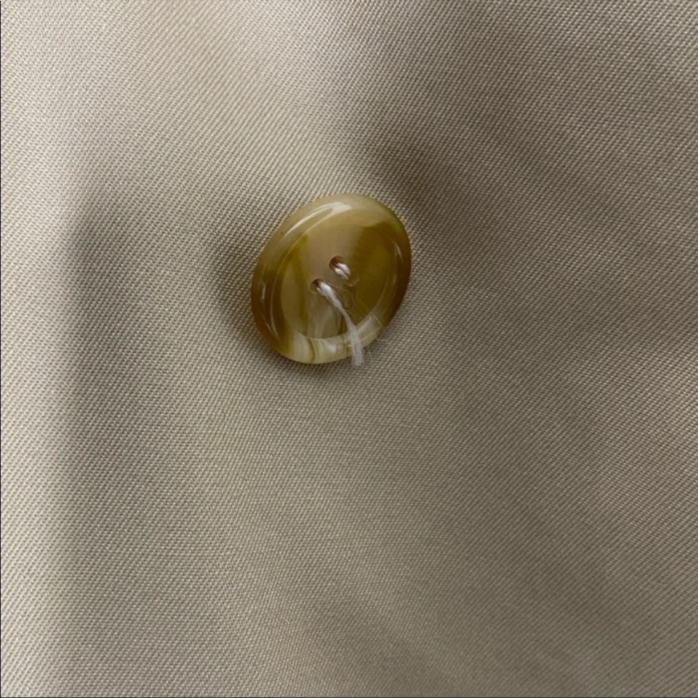 💯 Burberry Vintage Classic Tan Trench Coat Size 12 - Picture 13 of 16